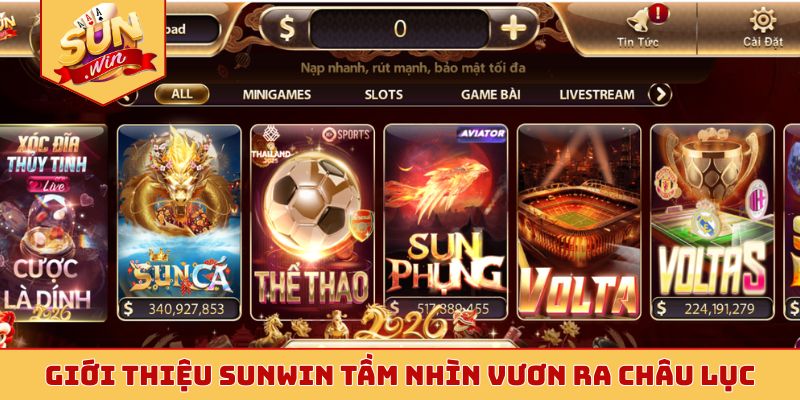 Giới thiệu Sunwin tầm nhìn vươn ra châu lục